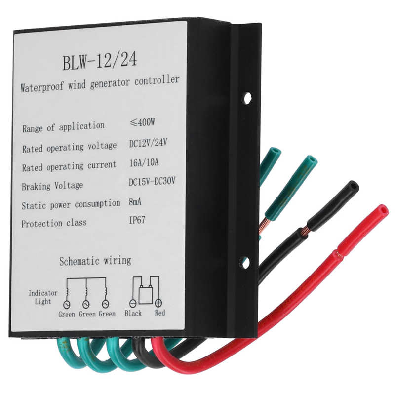 Sterownik turbiny wiatrowej FO5-12/24V 400W generator wiatrowy kontroler turbiny wodoodporny regulator ładowania baterii