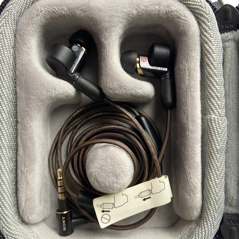 Bolsa dura de protección para auriculares Sony XBA-N3AP N3BP N1AP, caja de almacenamiento para auriculares internos