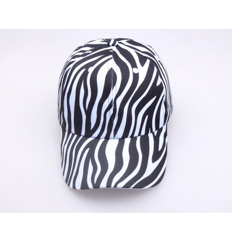 Baseballkappen mit zebramuster für damen und herren, stylische koreanische snapback-Kappen, verstellbare, lässige draussen-Kappen, Vati-Kappen, Tennis- und Sport-sonnenhüte