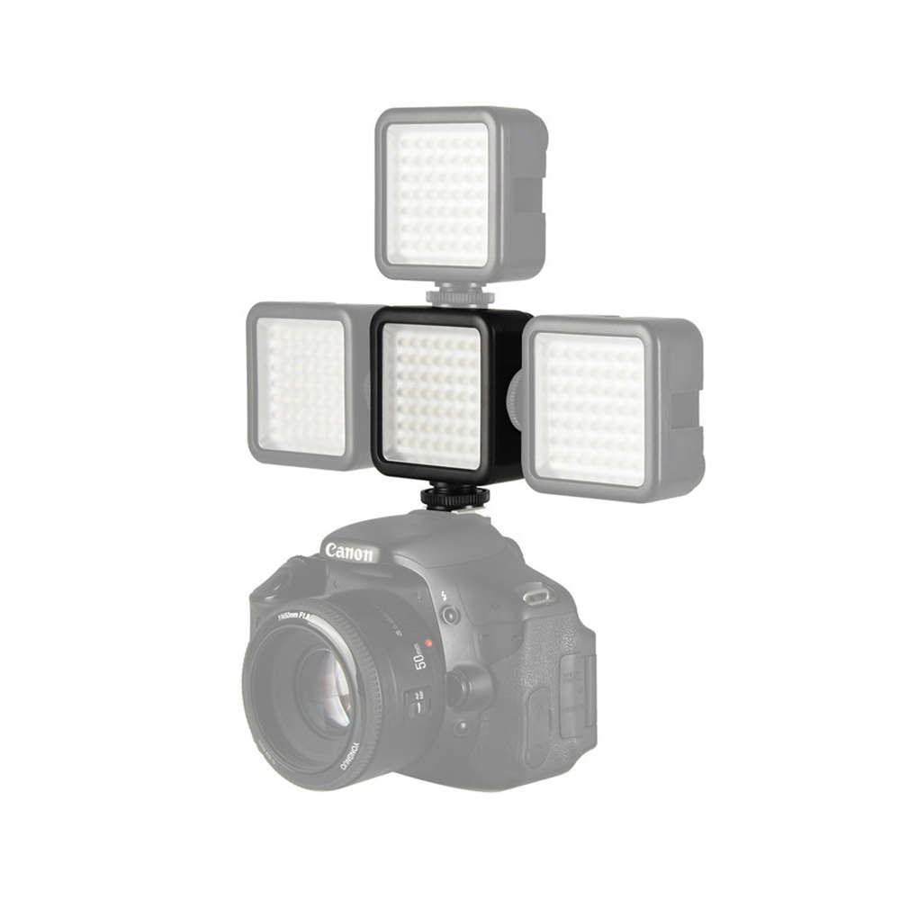 Support trépied lumière LED barre d'extension de Microphone pour DJI Osmo Mobile 3 2 poches Zhiyun lisse 4 3 accessoires de cardan portables