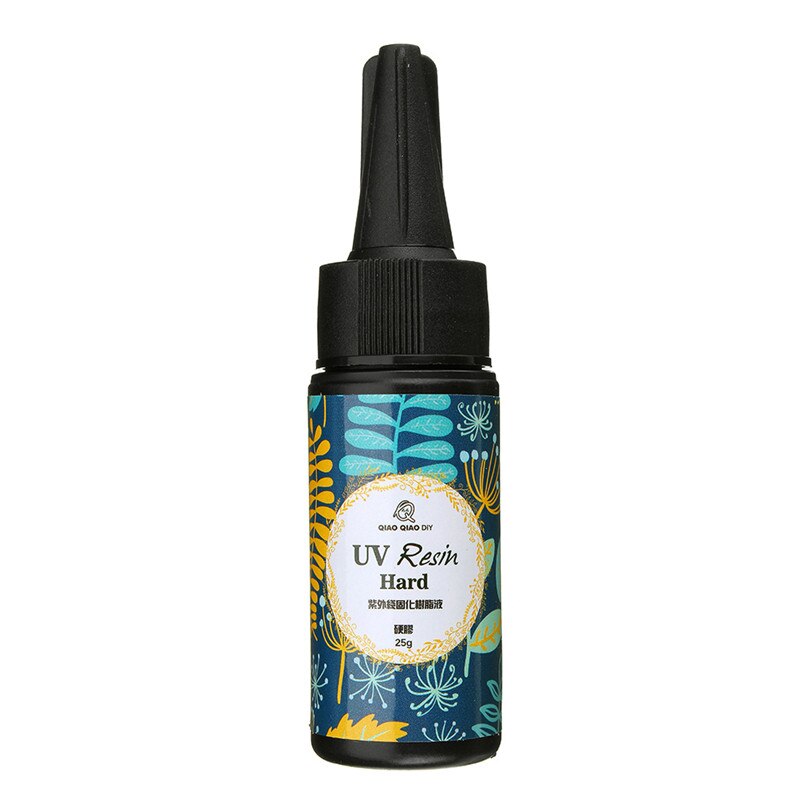 25/60/100/200g UV résine colle Gel transparent Type dur solaire Ultraviolet solidifier durcissement résine activé artisanat pour bijoux à bricoler soi-même moule: 25g
