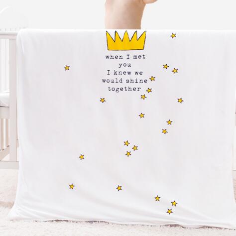 Colcha de algodón para cuna de bebé, ropa de cama con dibujos animados, colcha de cama para niños y niñas, edredones, ropa de cama transpirable BHS012: Bed Sheet-150X100cm