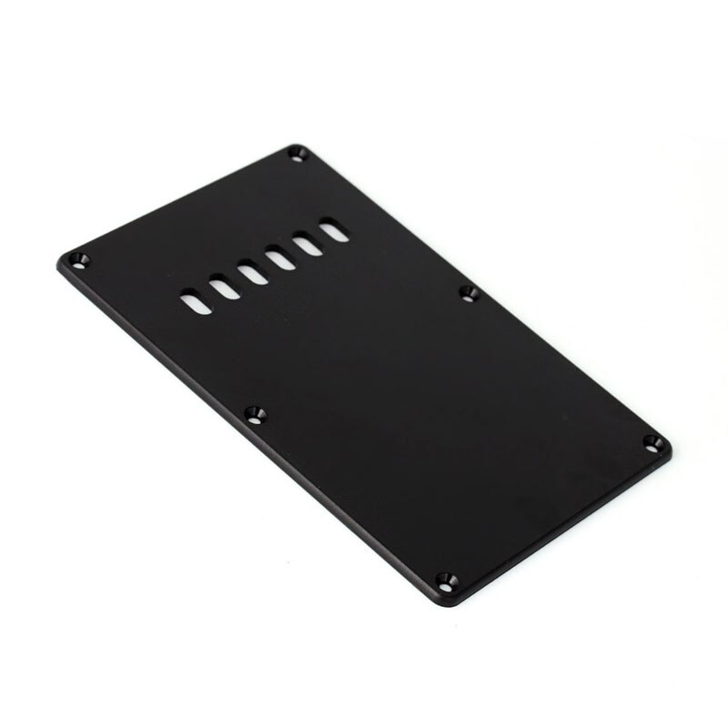 Ply Single Black Guitar Tremolo Spring Backplate Cover For Black Electric Guitar Y4UB