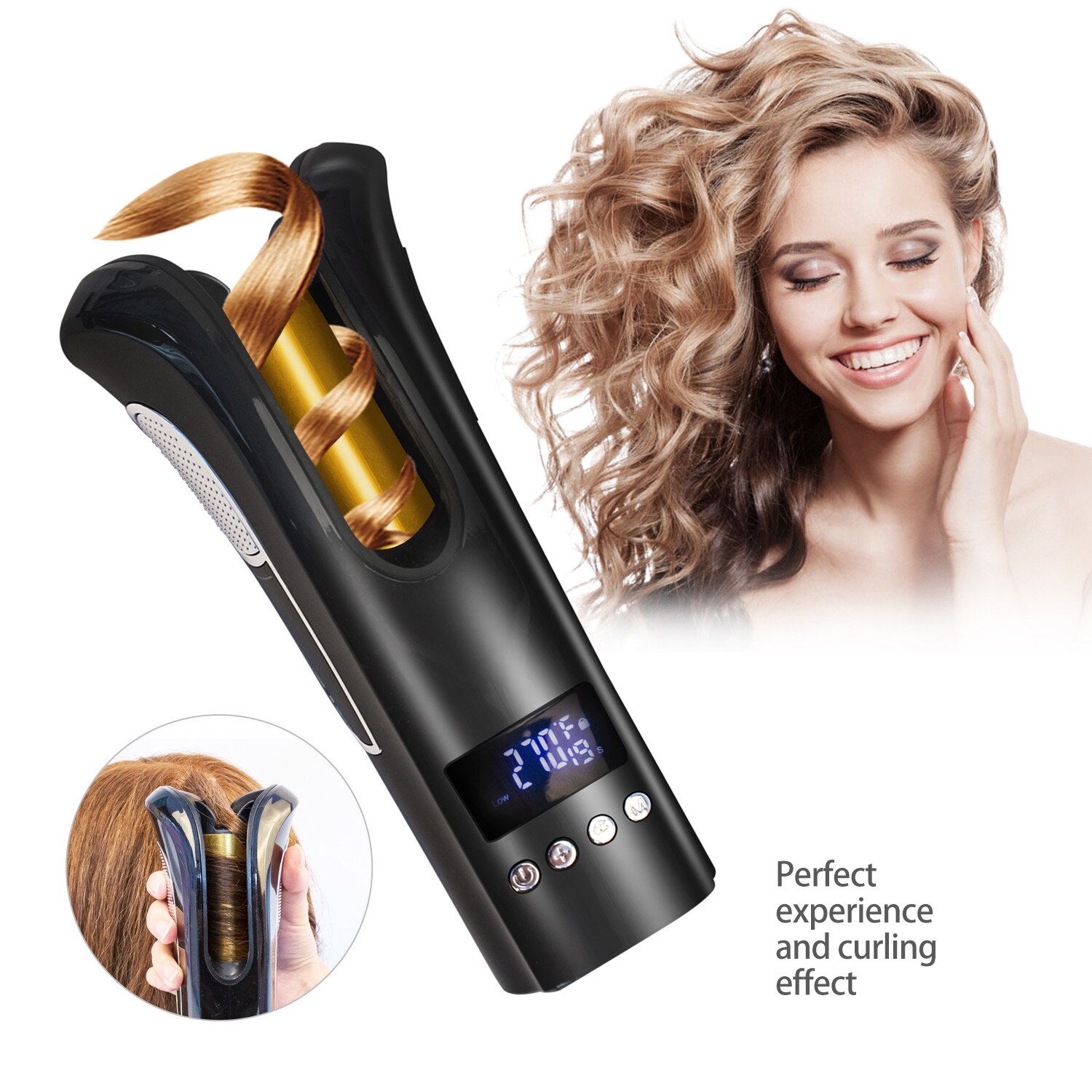 Automatic Hair Curler Rotating Curling Iron Hair Wand Styling Tools Curlers Crimper Curl Hair Styler Tools