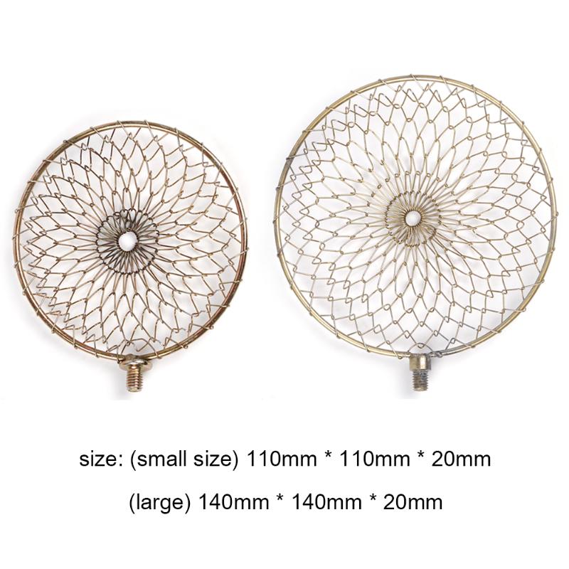 11/14cm Galvanized Iron Wire Net Ice Fishing Hedge Winter Ice Mini Fish Strainer Scoops Fishing Tackles Products
