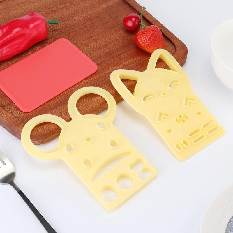 5 st söt tecknad kattbjörn sushi nori ris mögel dekor skärare bento maker smörgås diy verktyg köksutrustning