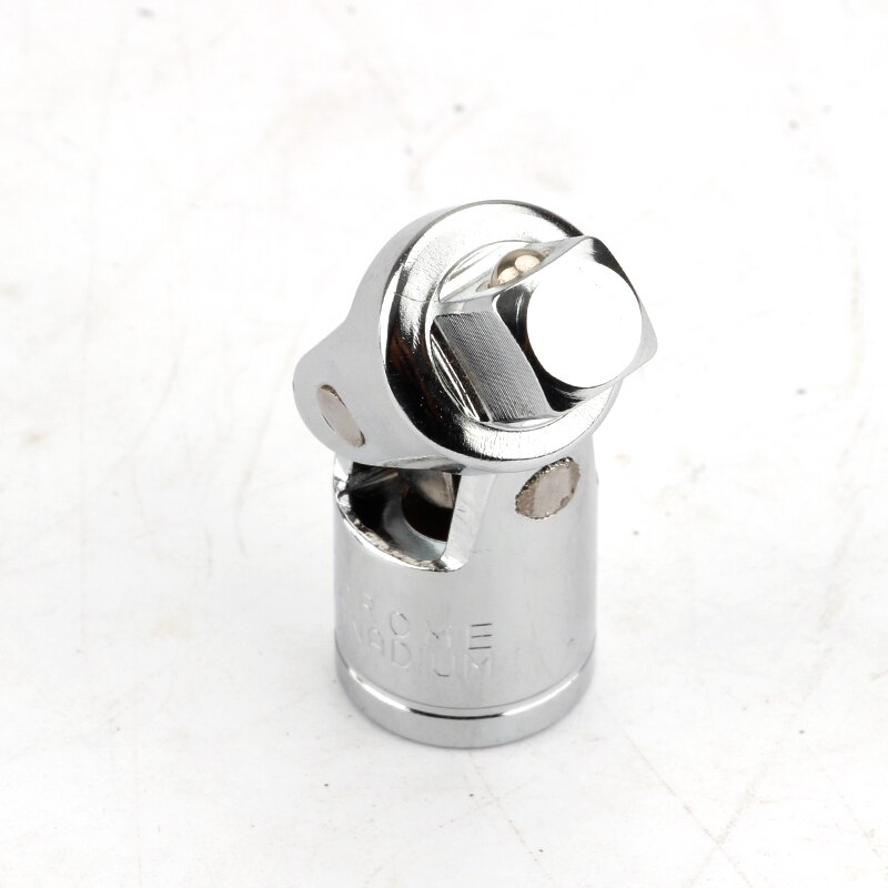 Universal Joint Set Socket Ratchet Wrench Adapter 1/4" 3/8" 1/2" Extension Bar Adapter Crv Steel
