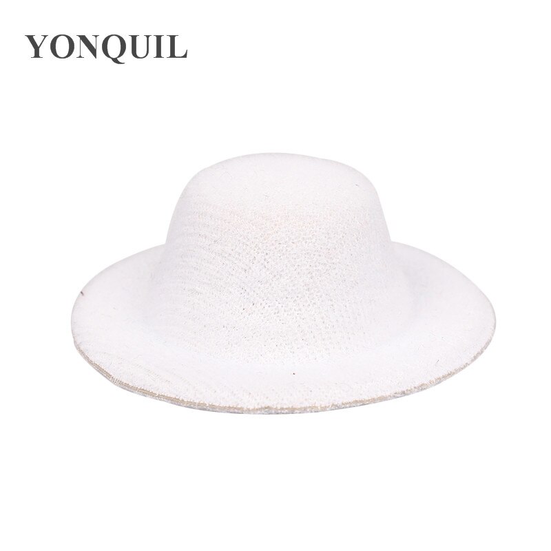 5Cm Mini Top Hats Cute Girl Party Headwear Wedding DIY Hair Accessories Party Event Occasion Hats Baby Hairstyle Multiple Color: white
