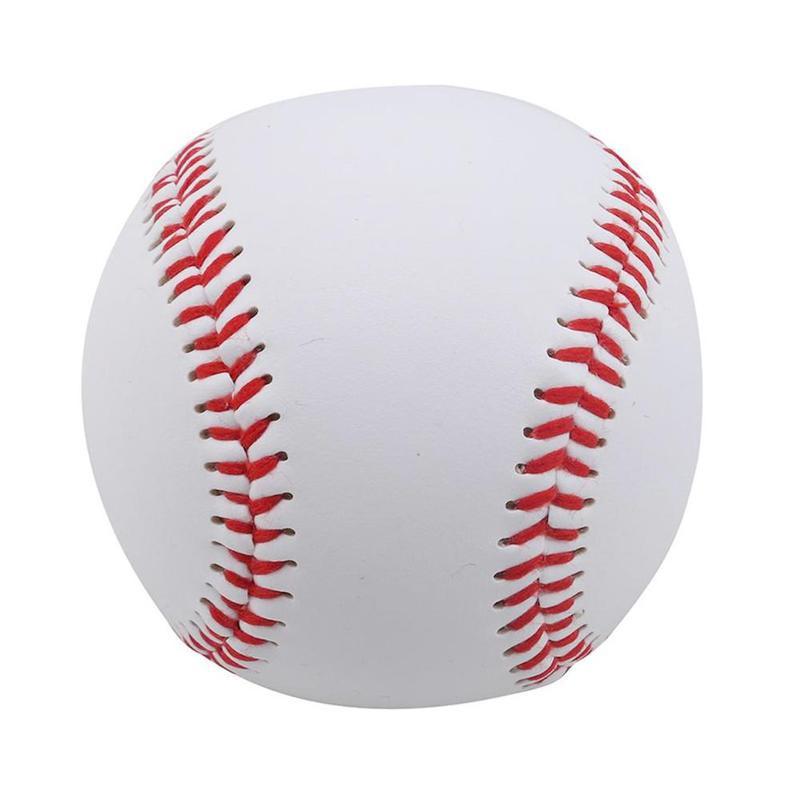 8 "Handgemaakte Baseballs Pvc Bovenste Verhoogd Naden Ballen Baseball Ballen Oefening Training Corkbaseball Rubber Innerlijke J9L6: Default Title