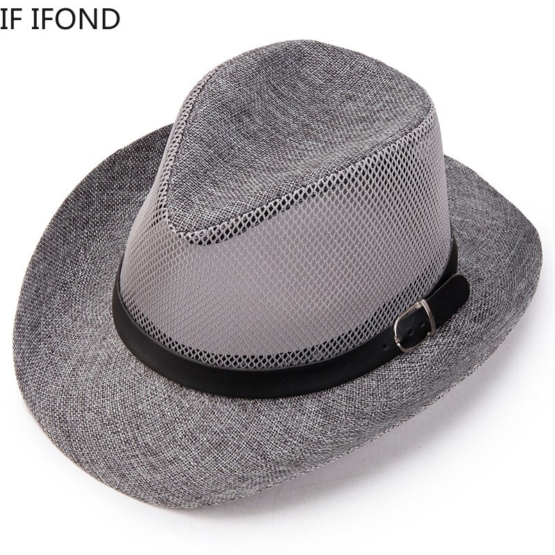 Men&Women's Cowboy Hat Wide Brim Solid Color Caps Outdoor Summer sun Hat For Gentleman Travel
