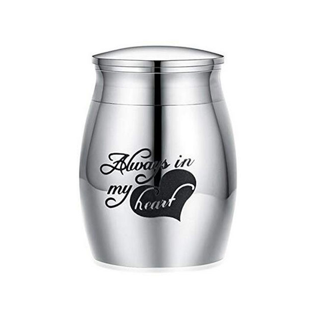 For Pets Mini Small Stainless Steel Container Casket Birds Cat Human Ashes Cremation Urn Memorials Mouse No Deformation Dog