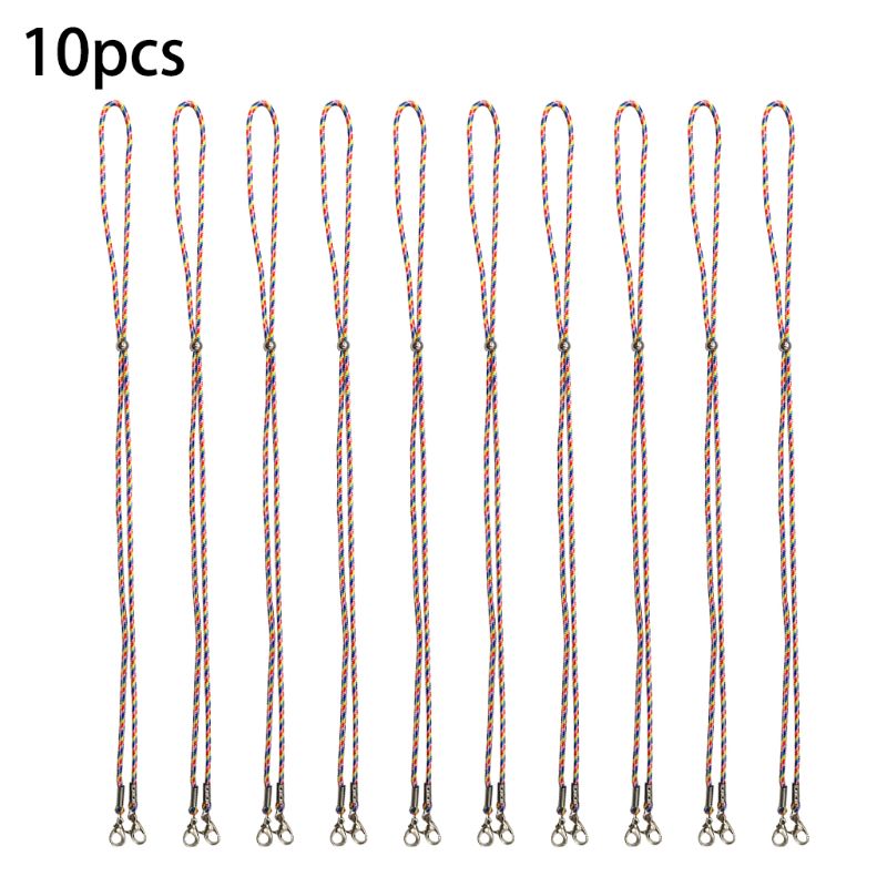 10Pcs Verstelbare Lengte Gezichtsmasker Lanyard Handige Handige Veiligheid Masker Holder Hanger Comfortabel Rond De Hals Facemask: 3