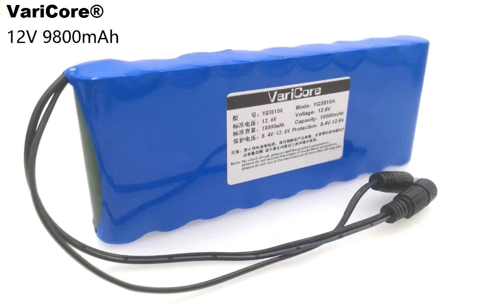 12 V 9.8Ah 9800Mah 18650 Oplaadbare Batterijen 12 V Li-Ion Batterij Bescherming Boord Cctv Monitor Batterij