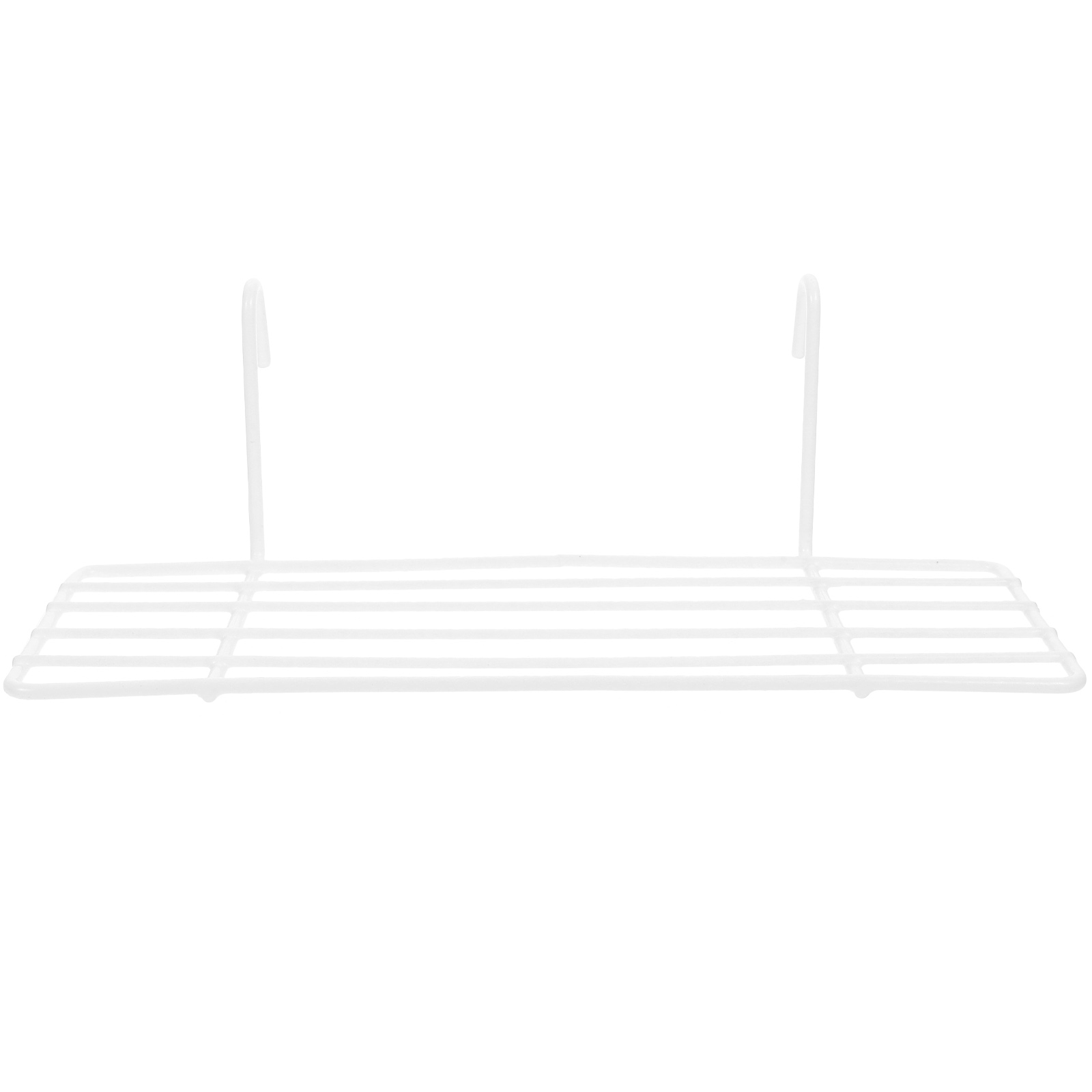 Panneau de grille pour panier de rangement en fil métallique, étagère droite T1, espace de rangement supplémentaire, de document blanc, 25x10cm