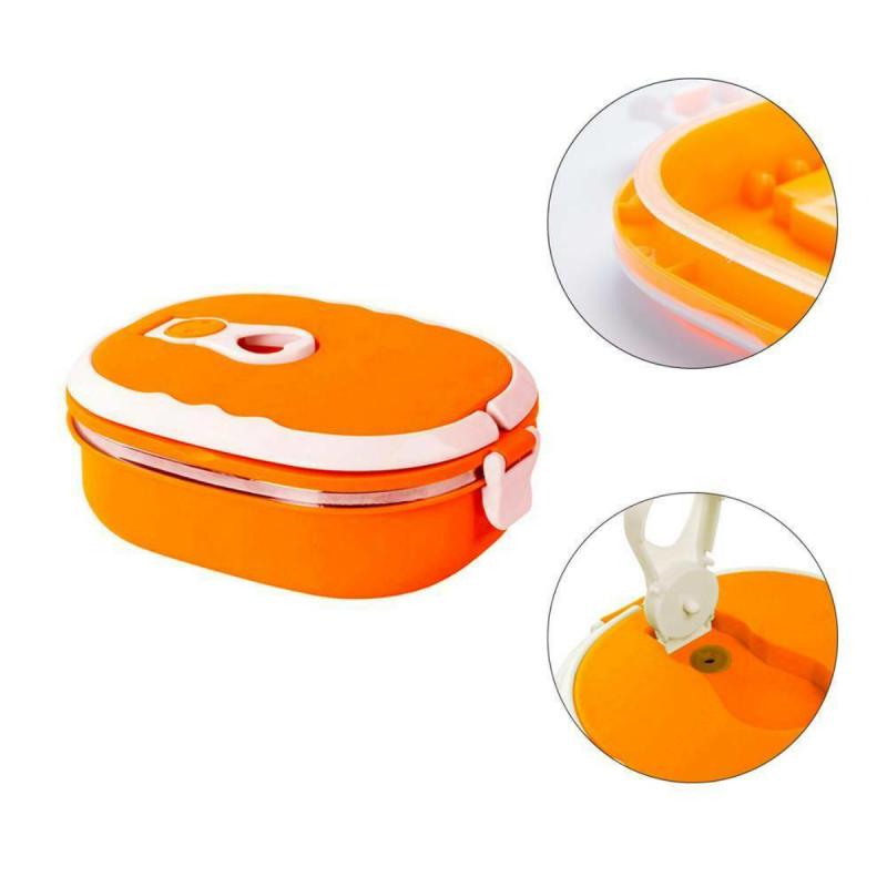 900Ml Lunch Box Servies Voedsel Opslag Container Kinderen Kids School Office Roestvrij Staal Draagbare Bento Box Keuken Cocina