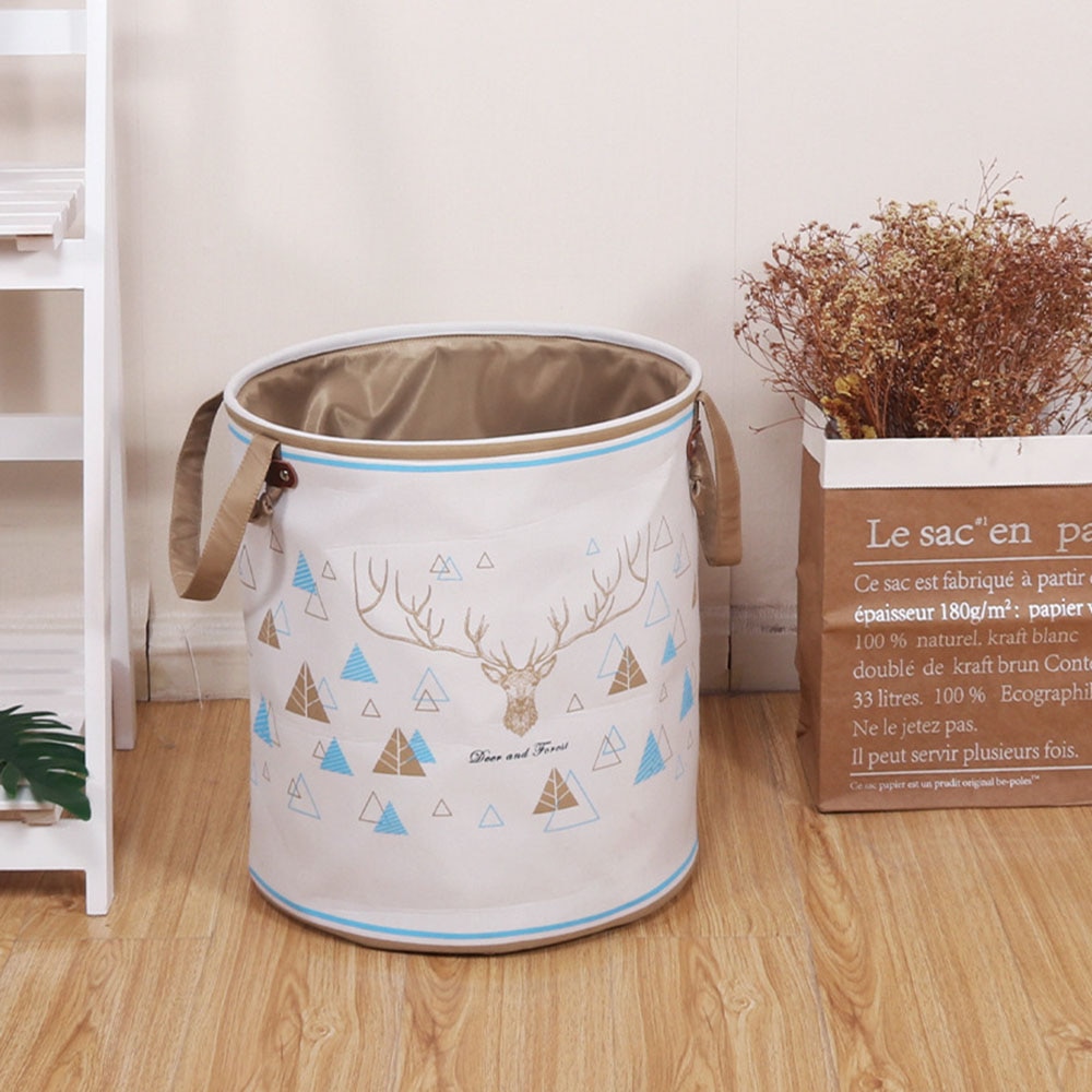 Cute Animal Folding laundry basket Foldable toy storage picnic Dirty Clothes basket box cotton wash clothes box baby organizer
