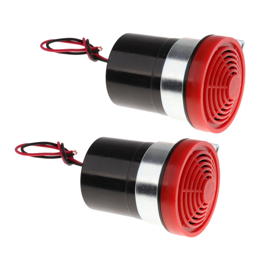 2X 12V 110DBWaterproof Reversing Alarm Backup Horn Reverse Siren Beeper Buzzer Warning Alert Reverse Accessories Horn 75*68*50mm