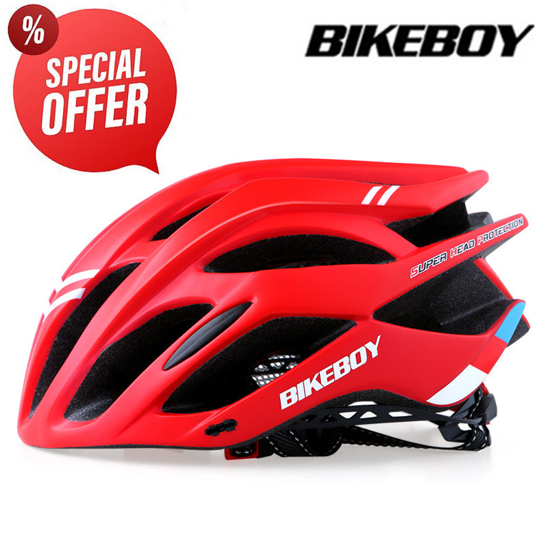 BIKEBOY Cycling Helmet Ultralight MTB Bicycle Helmet For Men Women Mountain Bike Sport Special Bike Helmets Capacete Ciclismo