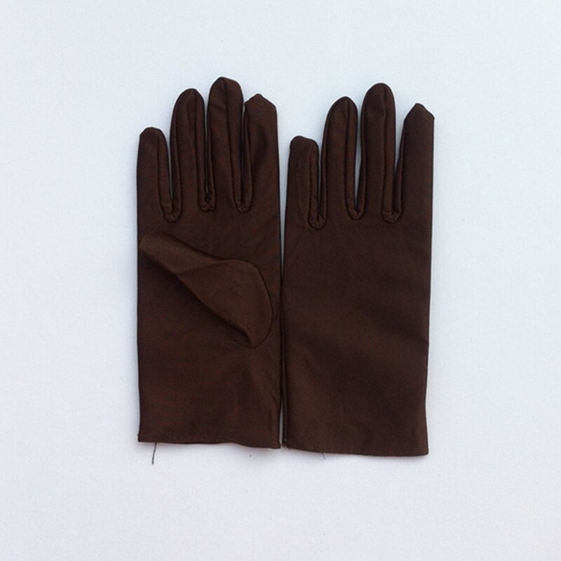 Women Protective Glooves Summer Gloves Men Women Spandex Gloves Ceremonial Gloves Smooth Stretch Solid Elbow Unisex