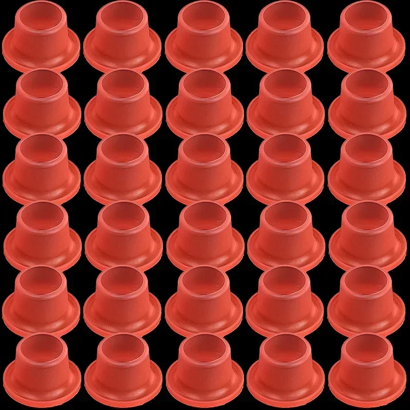 100/10 Stück Silikon-Dichtungen für Wasserhahn-Leckage, auslaufsicheres Gummirohr, Schlauchdichtung, Unterlegscheiben, Dichtung, versiegelte Sanitärstopfen: Gelb / 1.5mm