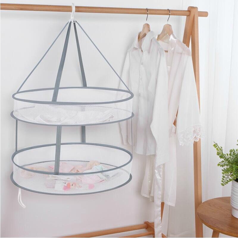 Kleren mand tuin drogen van kleding mand waslijn betegeld drogen Sokken ondergoed rekken netto pocket