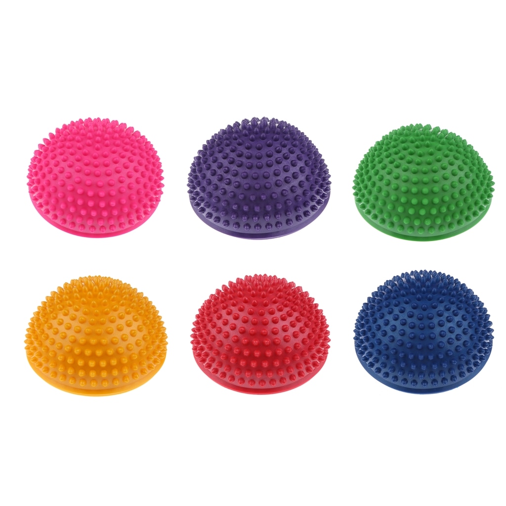 Yoga Aërobe Oefening Balans Bal Egel Styled Balans Pod Fitness Oefening Gym-Groen/Paars/Roze/Geel/Blauw/Rood Optioneel