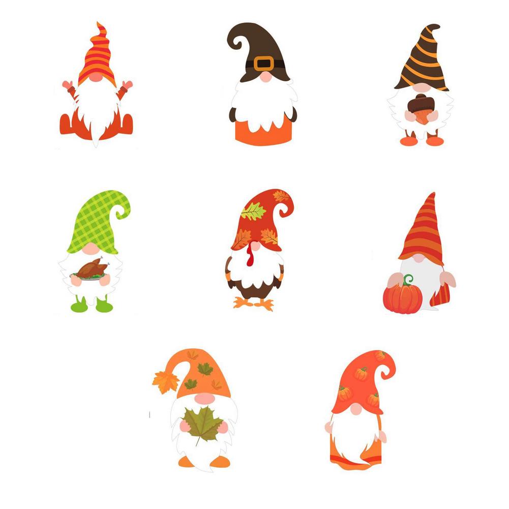 8 Sheet Fall Leaves Window Stickers Thanksgiving Maple Decorations Autumn Sticker Decals Party Decor Ornaments Party Supplies