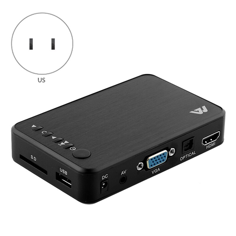 Digital Medien Spieler ,voll HD 1080P Multimedia-Spieler TV Kasten , HDMI VGA AV USB Festplatte U Disk SD/SDHC/MMC Karte