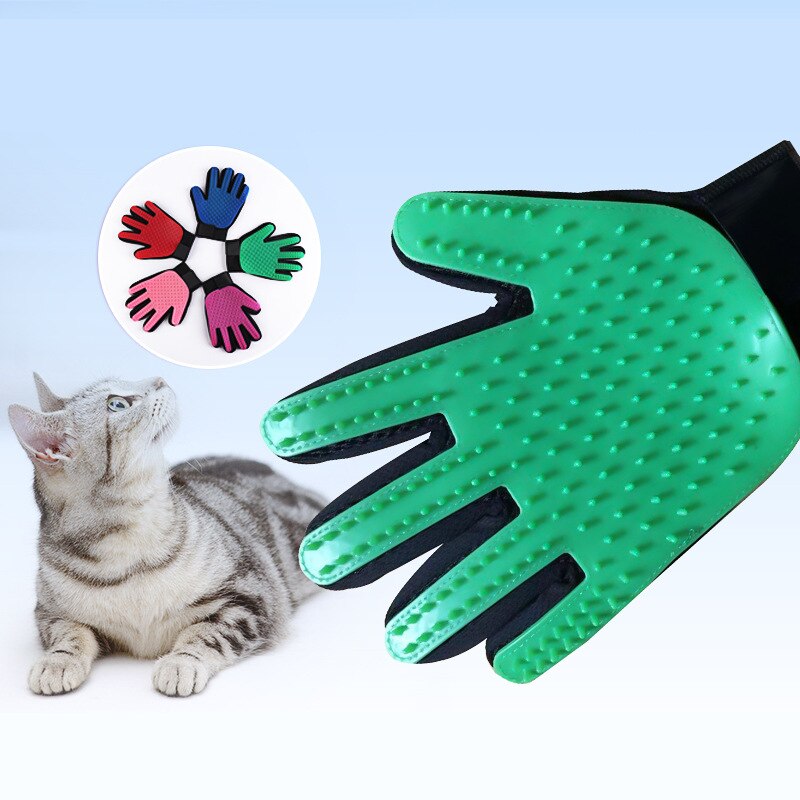 Lush cat to hair brush, grooming gloves, grooming and massage, pet cleaning supplies, pet gloves