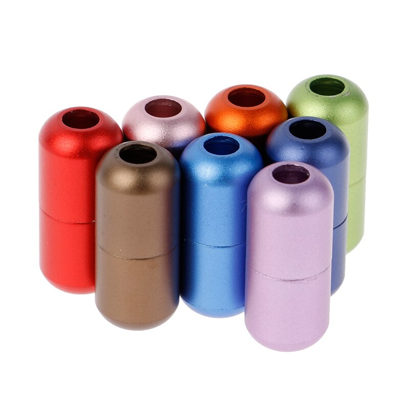 10pcs/lot Shoes Accessories Lazy Shoe Laces Buckle Shoelace Tips Replacement Head Shoestrings Round Flat Anchor Shoelaces