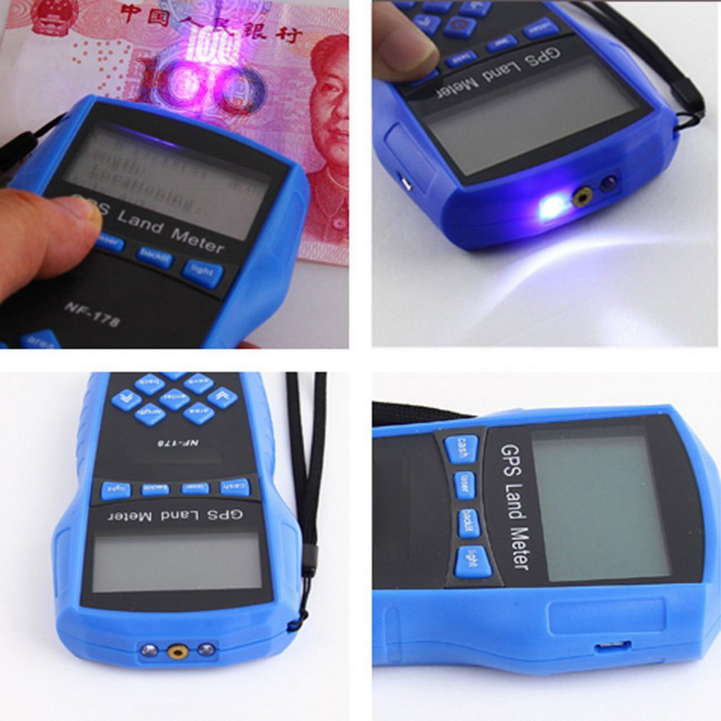 Noyafa NF-178 Portable Handheld Land Meter LCD Screen Display GPS Test Devices Land Measuring Instrument With Battery