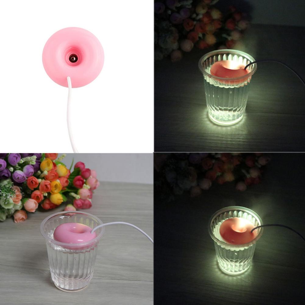Home Office Mini USB Donuts Humidifier Air Fresher Floats Ultrasonic Mist