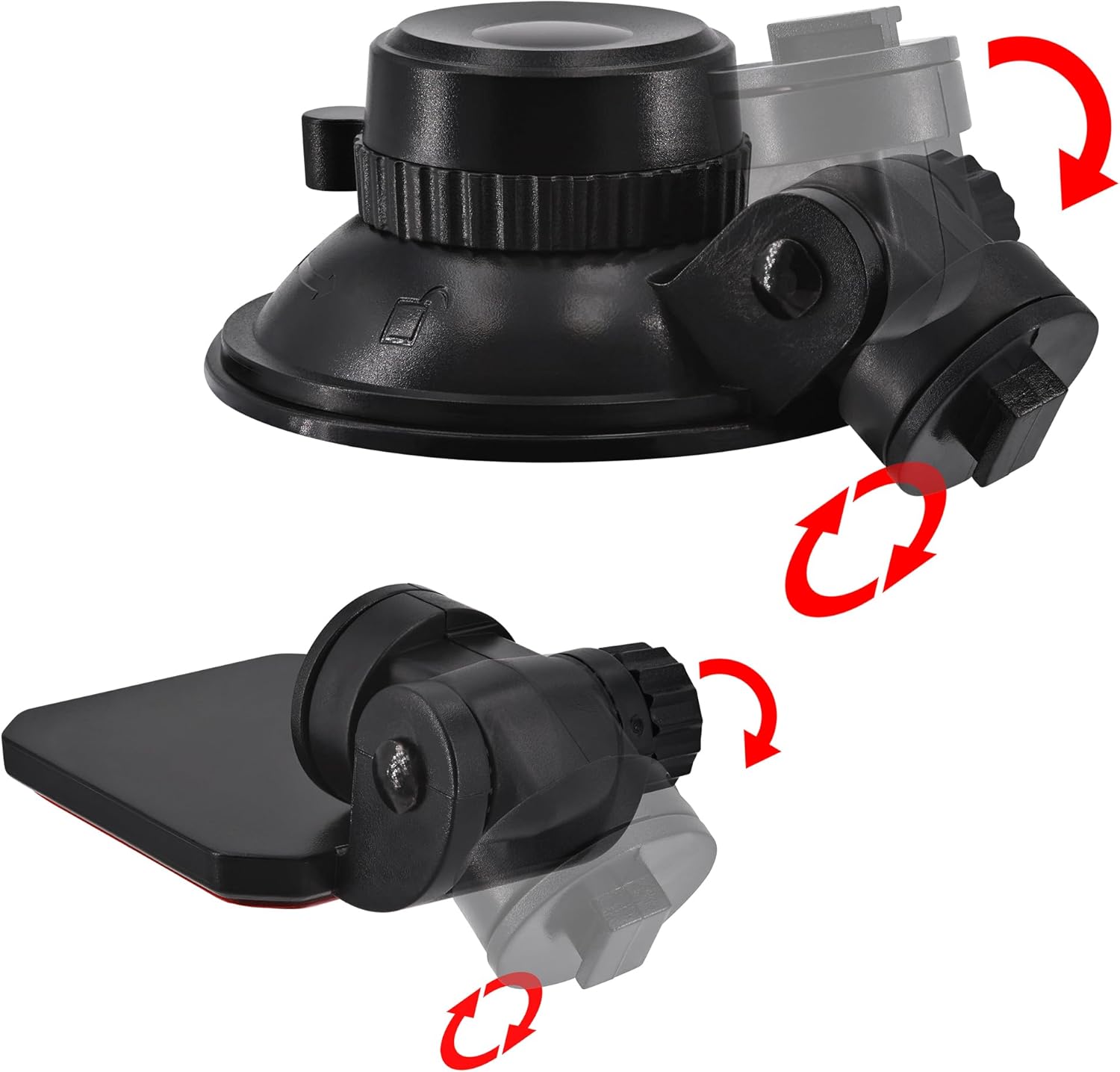 Voorruit Zuignap Mount Houder & Dashboard Zelfklevende Plakkerige Montagebeugel Voor Ssontong Biuone Izeker Z-Edge Spade Nexar