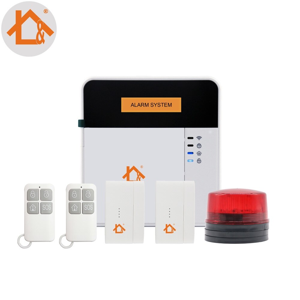 App CE LCD Wireless GSM Alarm Keypad Security Alarm System With Pir Motion Sensors
