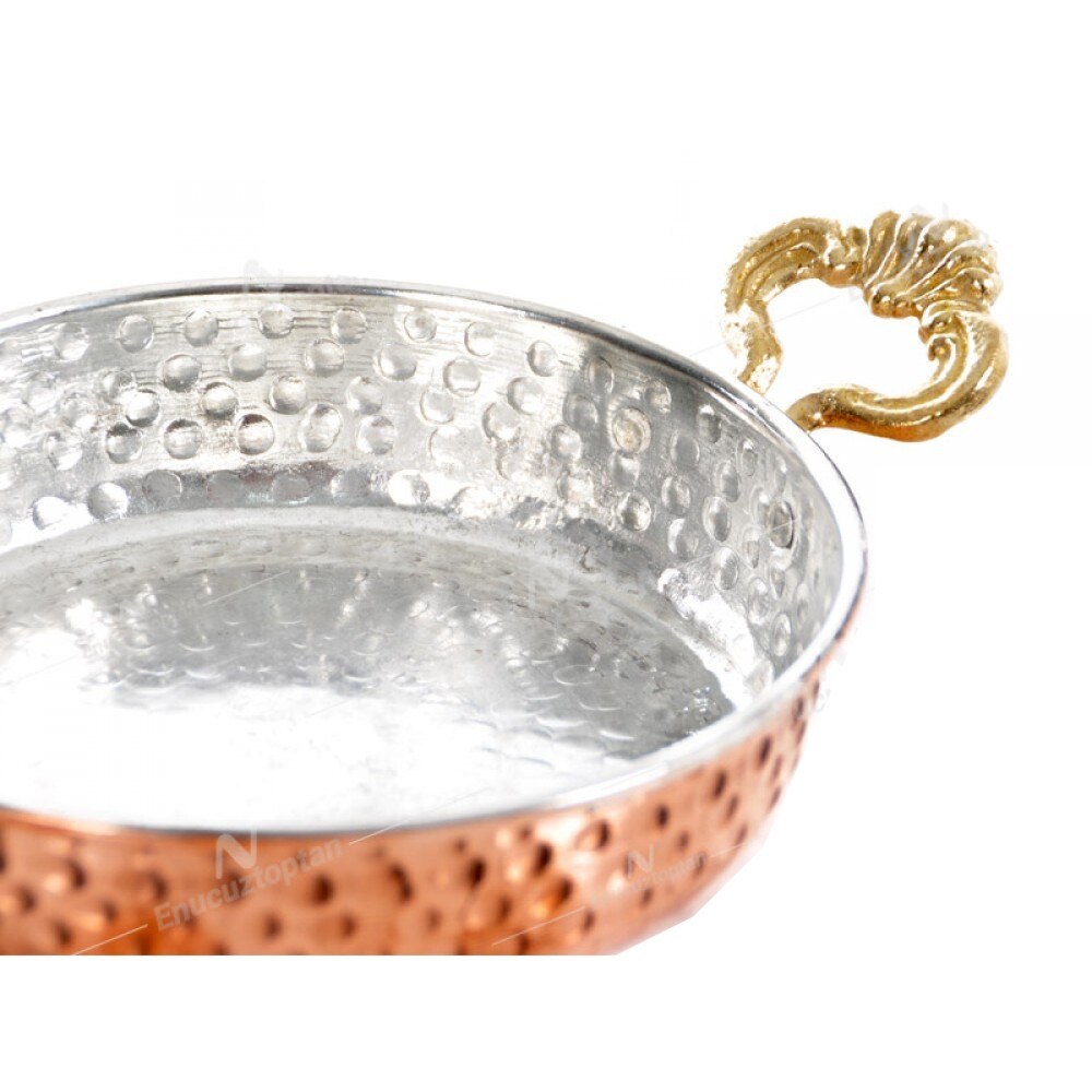 Koperen Pan Sunny Side Up Ontbijt Antieke Traditionele Set Van 3 Of 1Pcs Omelet Brunch Ei Keukengerei Cook Mediterrane zee