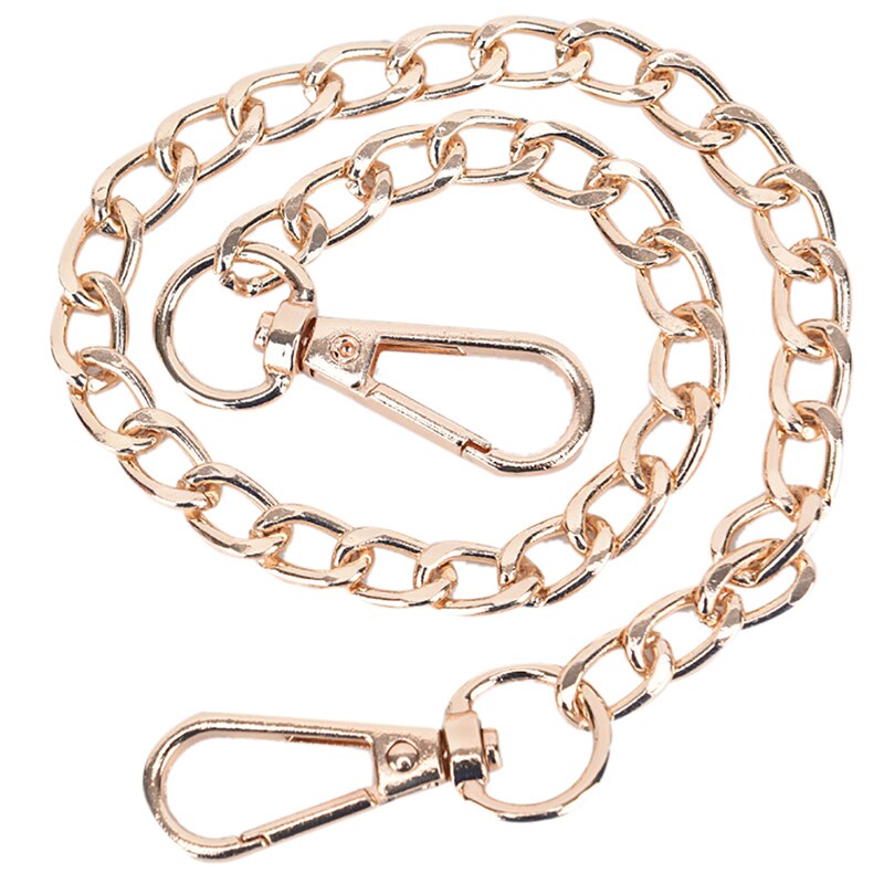 1pz FAI DA TE 40 centimetri in Metallo di Ricambio Catena Borse a Spalla Cinghie per le Borse Della Borsa Maniglie in Oro, Argento, nero della pistola, Bronzo