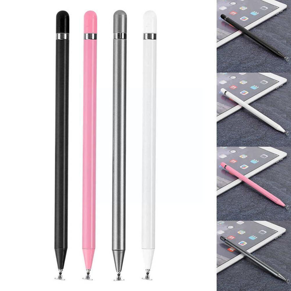 1Pc Universal Capacitive Smart Stylus Screen Pen For Apple iPad Huawei Samsung Xiaomi Mobile Phone Pencil rysik do telefonu