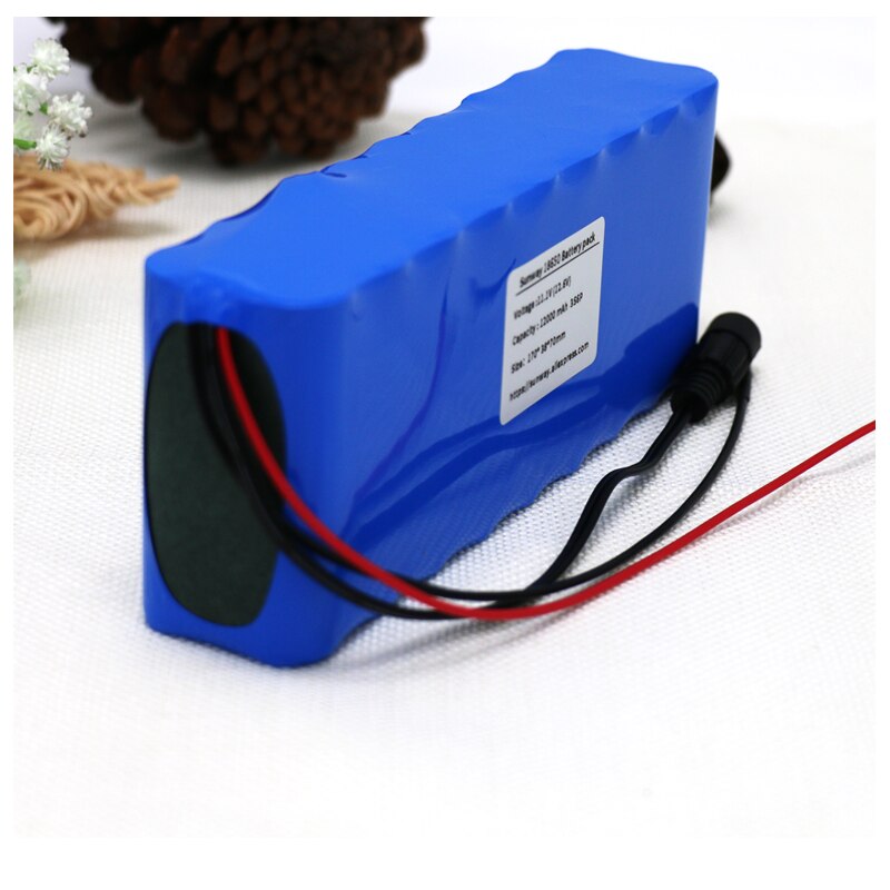 AERDU 11V 12V 3S6P 15Ah 25A BMS 250watt Battery Pack 11.1V 12.6V 18650 Lithium-ion Hunting xenon Fishing Lamp LED Outdoor Light