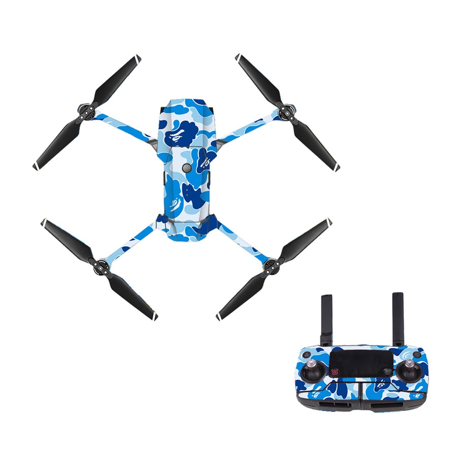 17 Stijlen Camo Camouflage Stijl Decal Skin Sticker Voor Dji Mavic Pro Drone + Afstandsbediening + 3 Batterijen Bescherming film
