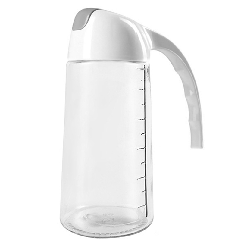 Glas Olieman Olie Opslagtank Keuken Huishoudelijke Automatische Openen En Sluiten Grote Capaciteit Olie Tank Olie Fles: Default Title