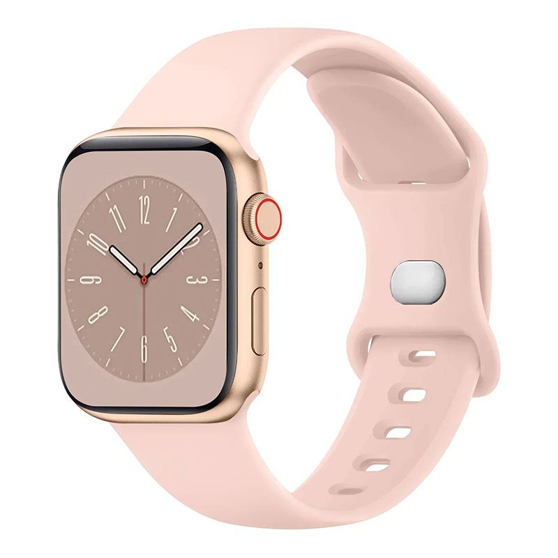 Zachte Siliconen Band Voor Apple Watch 9 8 7 6 5 4 3se Band Voor Iwatch Ultra 49Mm 45Mm 41Mm 40Mm 44Mm 38Mm 42Mm Horlogeband: Zwart Groen / 14mm