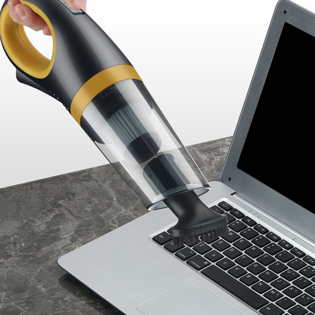 High Power 120W Cordless Vacuum Cleaner Car Truck Duster USB Charge Wet /Dry