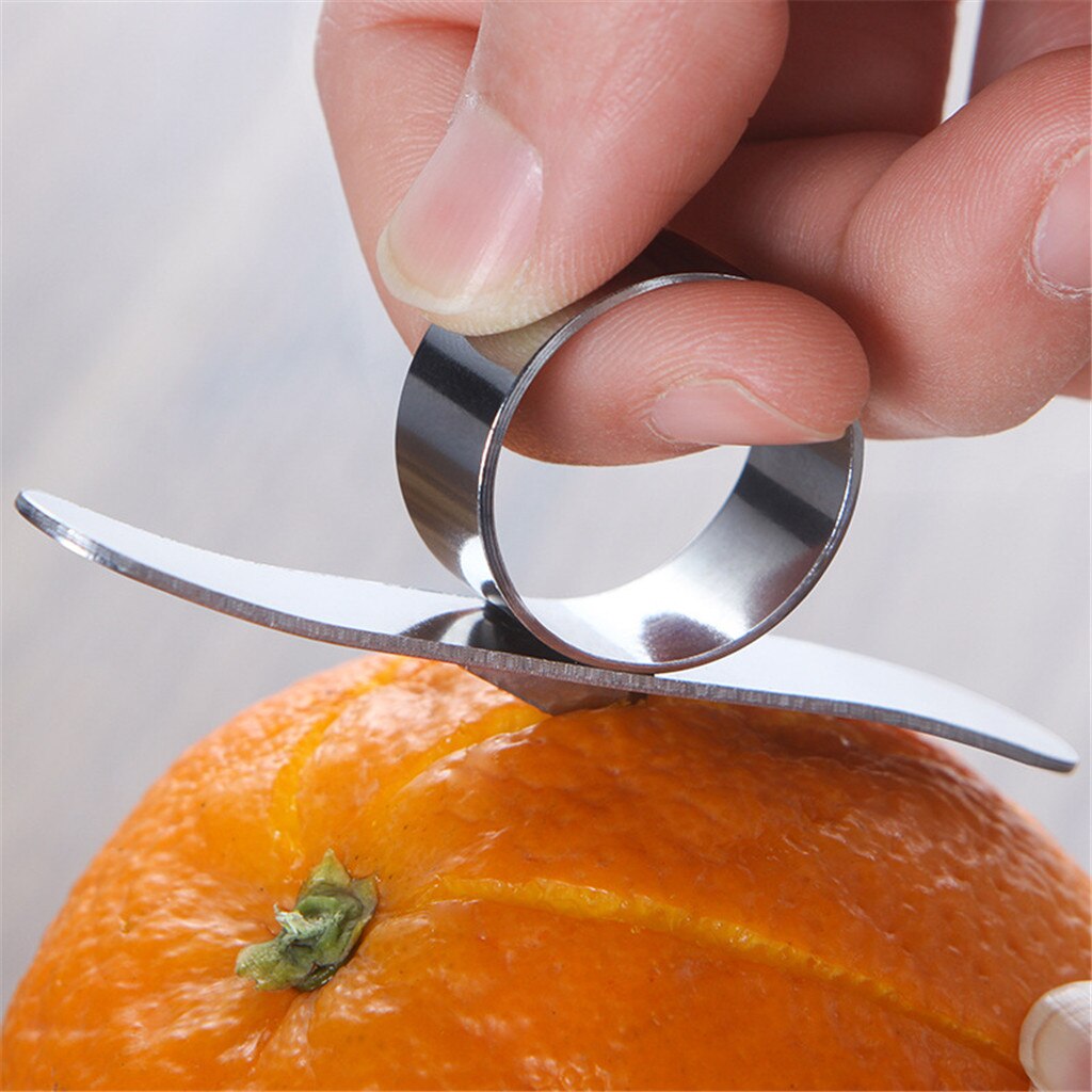2PC Stainless Steel Orange Peeler Lemon Citrus Fruit Peeler Remover Orange Paper Peeling Handy Fruit Tool Kitchen Accessories#p7