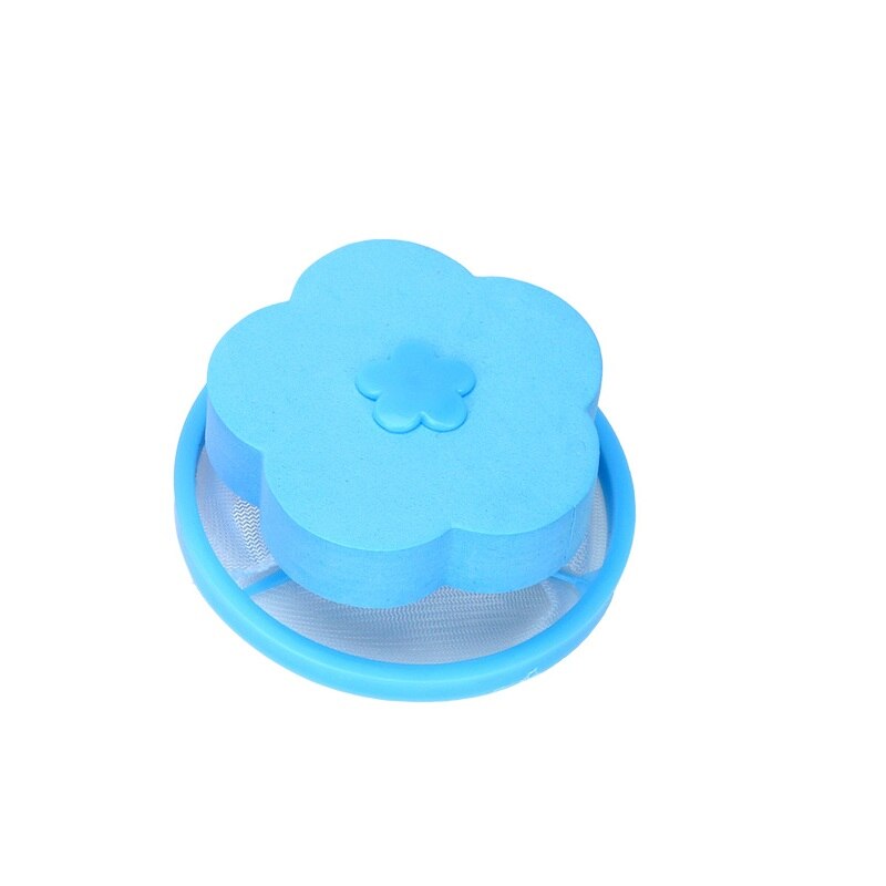 Clothes Hair Removal Catcher Filter Mesh Pouch Cleaning Ball Bag Dirty Fiber Collector Washing Machine Filter Laundry Ball Discs: Blue 2