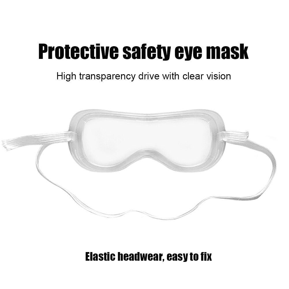 Safety Goggles Anti Fog Dust Clear Goggles Saliva-proof Goggles for Outdoor Laboratory Eye Protection D6