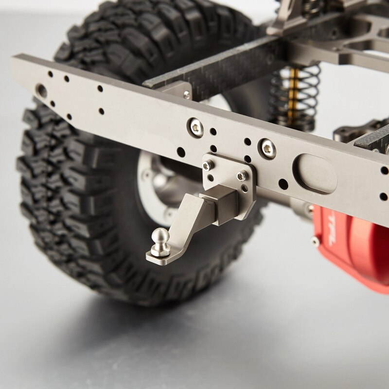 1 set cnc metall dragkrok fäste för 1/10 rc rock crawler bilar  d90 bakre stötfångare