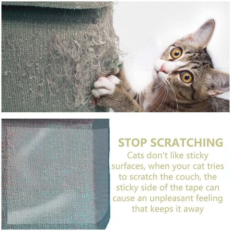 10Pcs Cat Scratch Deterrent Tape Furniture Protect... – Grandado