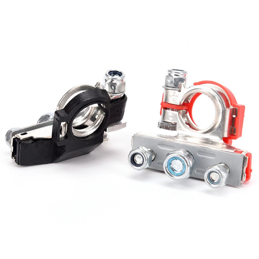 1 Pair Car Battery Terminal Connector 12V Copper Die-casting Quick Release Battery Protect Clamps Battery Terminal Clamps
