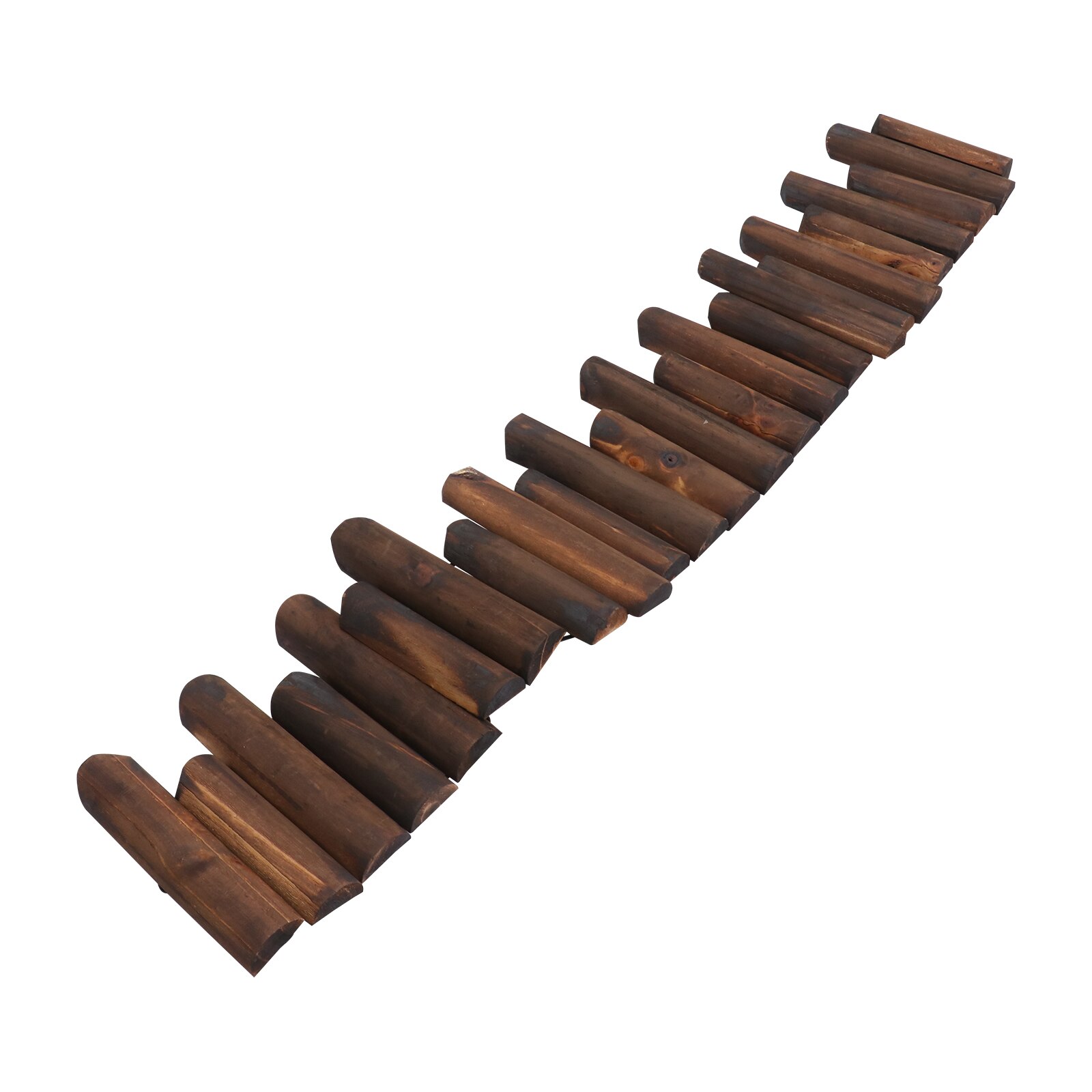 Garden Wood Fence Household Yard Fence Outdoor Horticulture Wooden Fence: Default Title