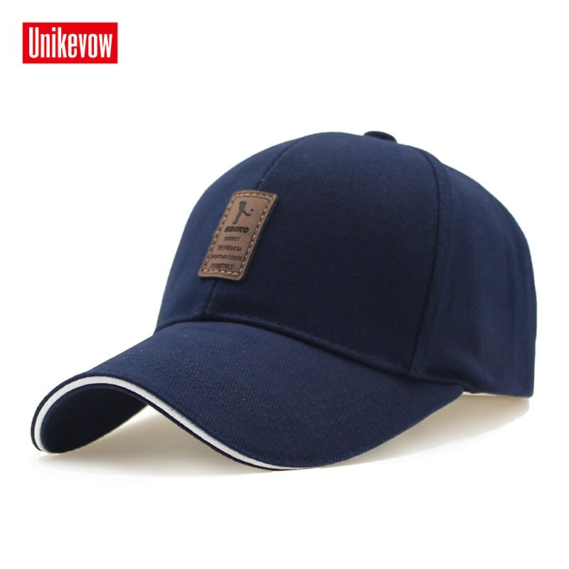 UNIKEVOW 9 Kleuren Baseball Cap mannen Verstelbare Cap Casual leisure hoeden Effen Kleur Mode Snapback Zomer Herfst hoed